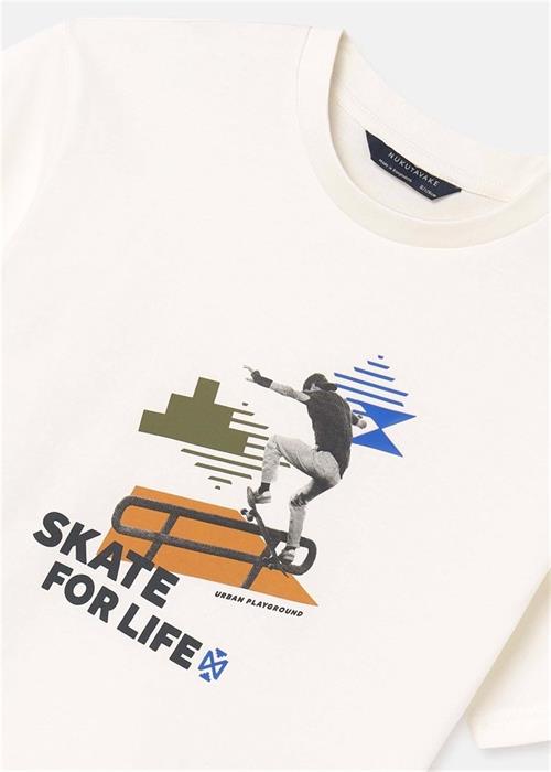 Mayoral Erkek Çocuk 2li Tişört Kiremit/Krem 7083