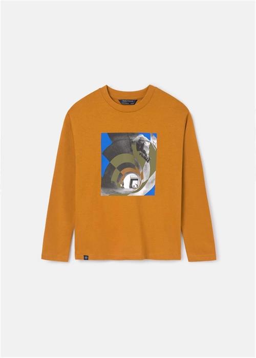 Mayoral Erkek Çocuk 2li Tişört Kiremit/Krem 7083