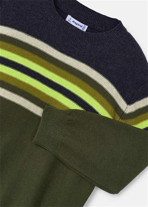 Mayoral Erkek Çocuk Bantlı Kazak Yeşil 4351