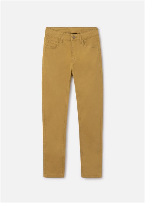 Mayoral Erkek Çocuk Basic Twill Slim Fit Pantolon Sarı 520