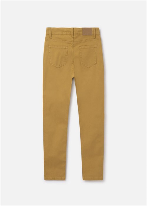 Mayoral Erkek Çocuk Basic Twill Slim Fit Pantolon Sarı 520