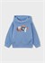 Mayoral Erkek Çocuk Baskılı Kapüşonlu Sweatshirt Mavi 4456