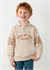 Mayoral Erkek Çocuk Baskılı Polo Yaka Sweatshirt Bej 4461