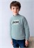 Mayoral Erkek Çocuk Baskılı Sweatshirt Mint 4408
