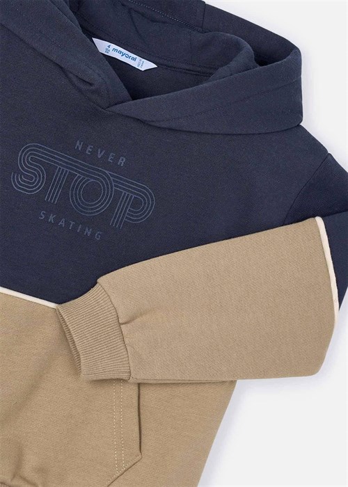 Mayoral Erkek Çocuk Baskılı Sweatshirt Lacivert 4410