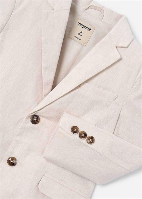 Mayoral Erkek Çocuk Blazer Ceket Krem 3437