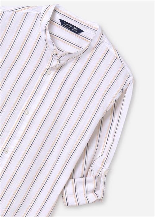 Mayoral Erkek Çocuk Çizgili Uzun Kollu Gömlek Sarı 6122