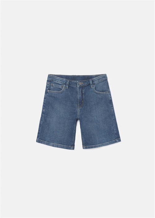 Mayoral Erkek Çocuk Denim Kot Şort Mavi 252