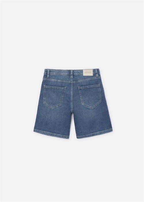 Mayoral Erkek Çocuk Denim Kot Şort Mavi 252