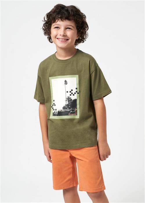 Mayoral Erkek Çocuk Dimi Bermuda Şort Kiremit 231