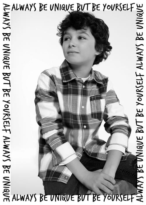 Mayoral Erkek Çocuk Ekose Gömlek Gri 7111