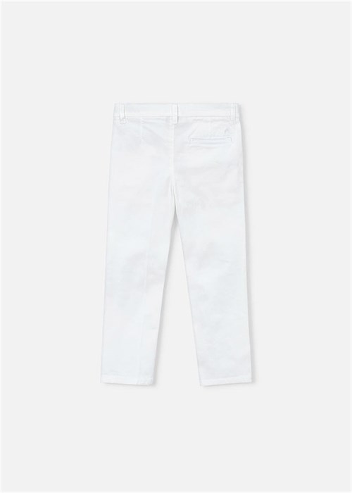 Mayoral Erkek Çocuk Gabardin Pantolon Beyaz 512