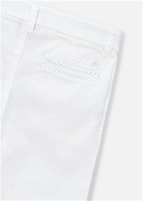 Mayoral Erkek Çocuk Gabardin Pantolon Beyaz 512