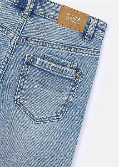 Mayoral Erkek Çocuk Geniş Paça Kot Pantolon Mavi 4565