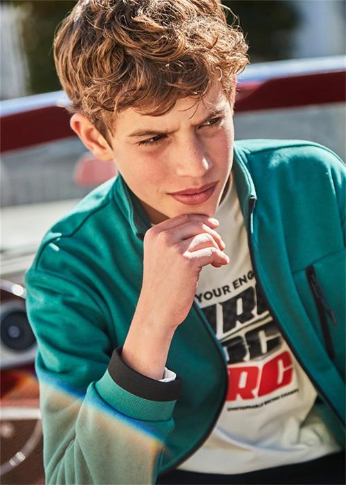 Mayoral Erkek Çocuk İkili Uzun Kollu Tişört Set Beyaz-Yeşil 7090