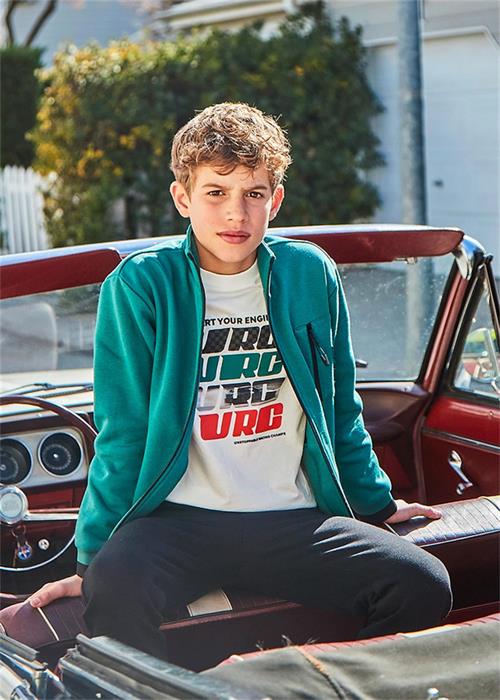 Mayoral Erkek Çocuk İkili Uzun Kollu Tişört Set Beyaz-Yeşil 7090