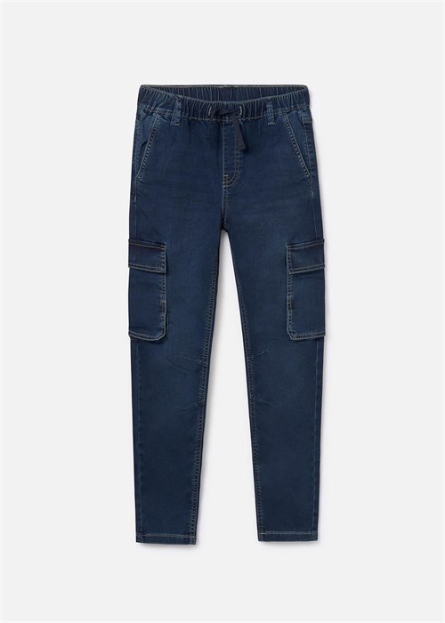 Mayoral Erkek Çocuk Jogger Kot Pantolon Lacivert 7560