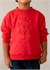 Mayoral Erkek Çocuk Kabartmalı Sweatshirt Kırmızı 3434