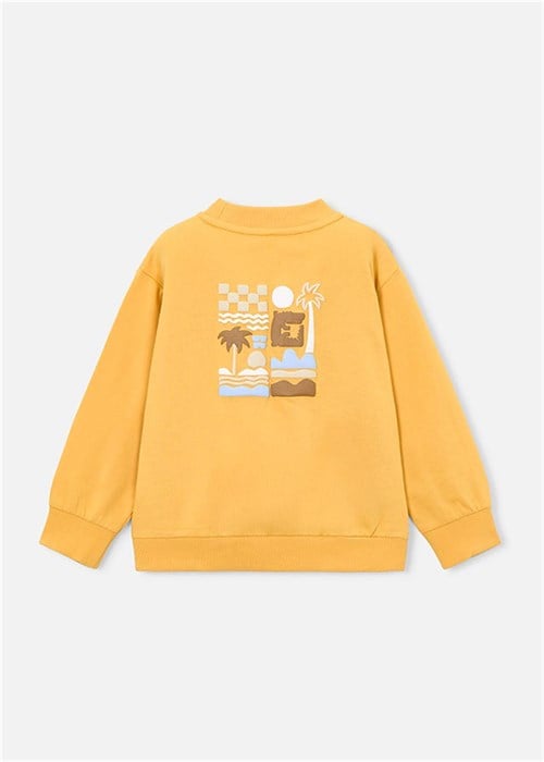 Mayoral Erkek Çocuk Kabartmalı Sweatshirt Hardal 3434
