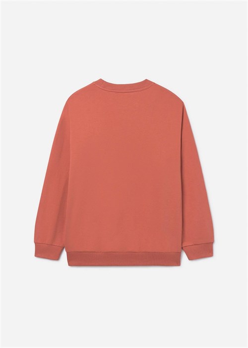 Mayoral Erkek Çocuk Kabartmalı Sweatshirt Kiremit 6412