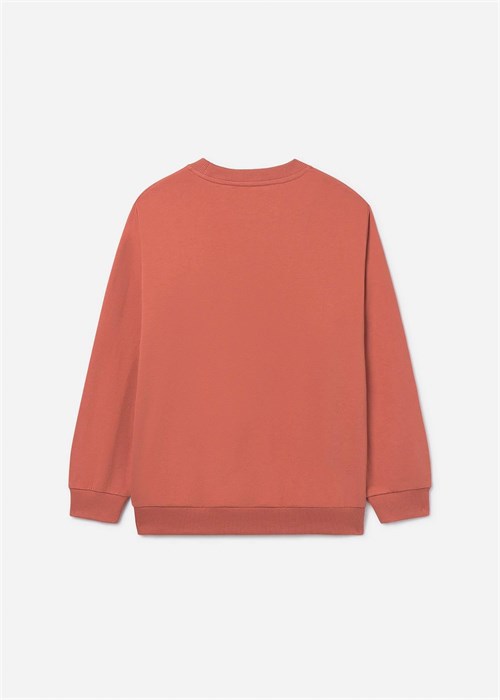 Mayoral Erkek Çocuk Kabartmalı Sweatshirt Kiremit 6412