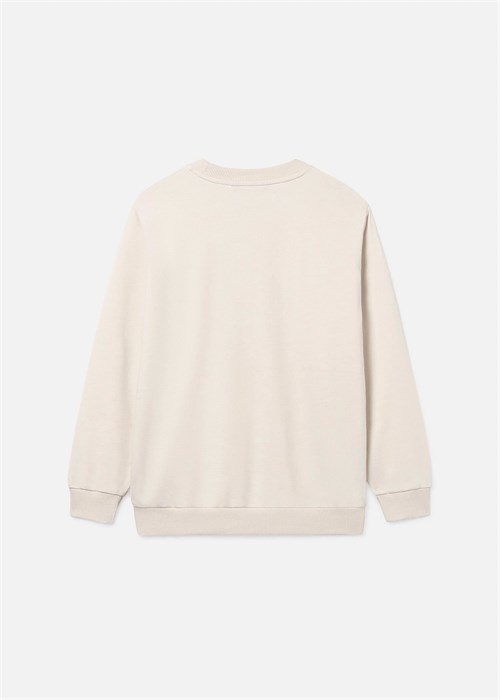 Mayoral Erkek Çocuk Kabartmalı Sweatshirt Bej 6412