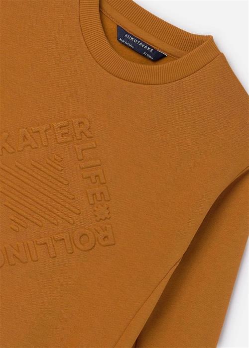 Mayoral Erkek Çocuk Kabartmalı Sweatshirt Kiremit 7448