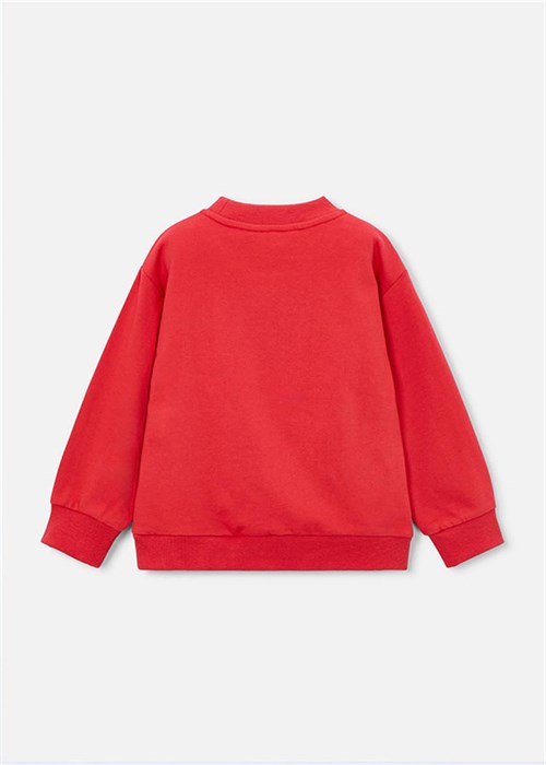 Mayoral Erkek Çocuk Kabartmalı Sweatshirt Kırmızı 3434