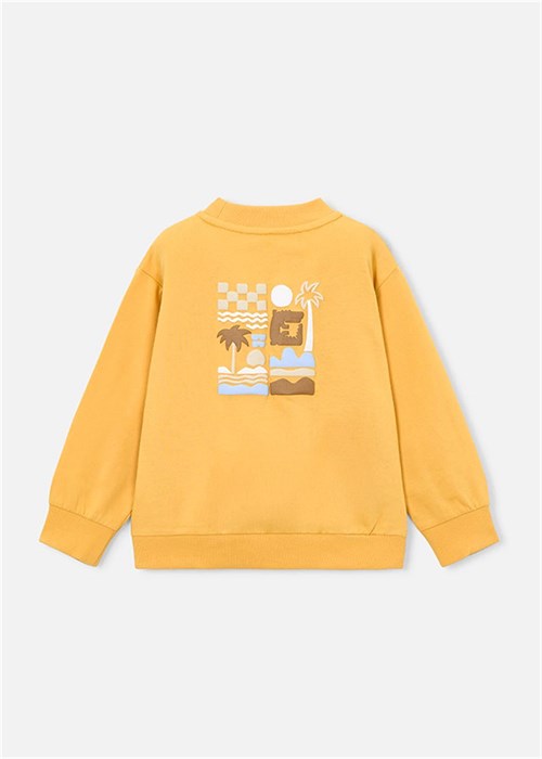 Mayoral Erkek Çocuk Kabartmalı Sweatshirt Hardal 3434