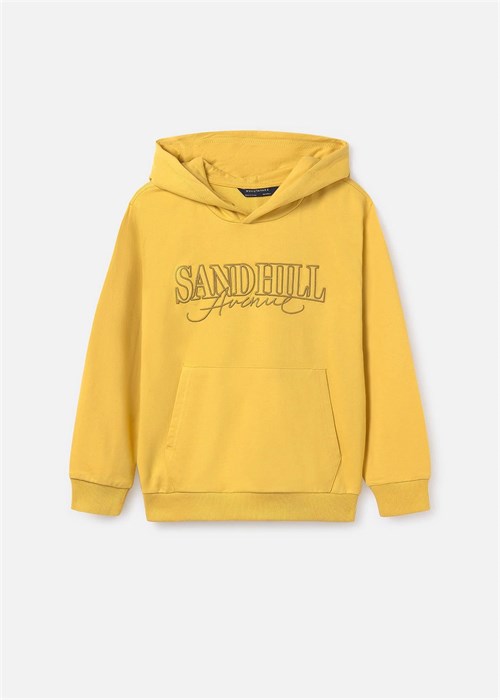 Mayoral Erkek Çocuk Kapşonlu Sweatshirt Sarı 6481