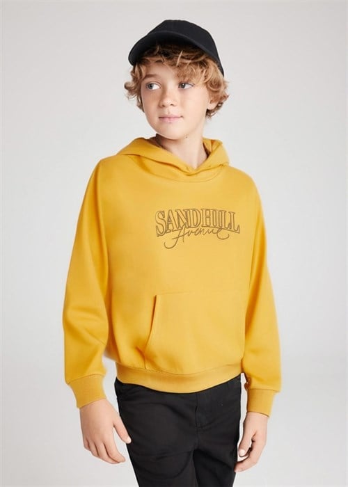 Mayoral Erkek Çocuk Kapşonlu Sweatshirt Sarı 6481