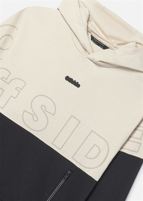 Mayoral Erkek Çocuk Kapüşonlu Sweatshirt Siyah 6411