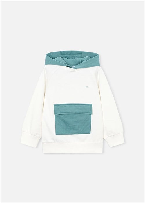 Mayoral Erkek Çocuk Kapüşonlu Sweatshirt Mint 3433