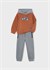 Mayoral Erkek Çocuk Kapüşonlu Sweatshirt Eşofman Takımı Kiremit 4806