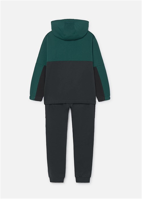 Mayoral Erkek Çocuk Kapüşonlu Sweatshirt Eşofman Takımı Zümrüt 7857