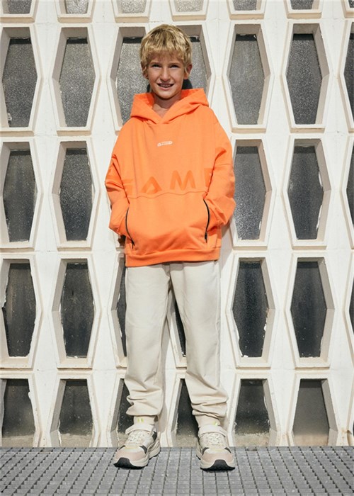 Mayoral Erkek Çocuk Kapüşonlu Sweatshirt Turuncu 6411