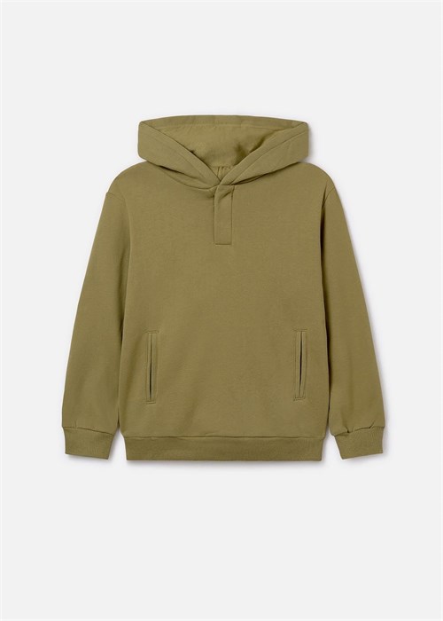 Mayoral Erkek Çocuk Kapüşonlu Sweatshirt Yeşil 7407