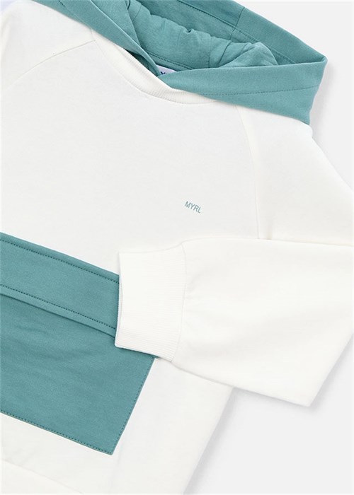 Mayoral Erkek Çocuk Kapüşonlu Sweatshirt Mint 3433