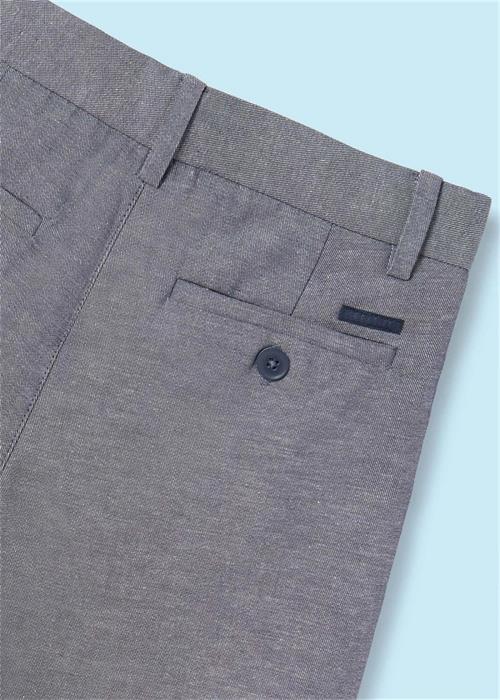 Mayoral Erkek Çocuk Keten Bermuda Şort Gri 6279