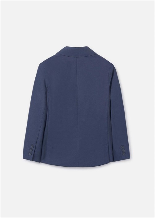 Mayoral Erkek Çocuk Keten Blazer Ceket Lacivert 6413