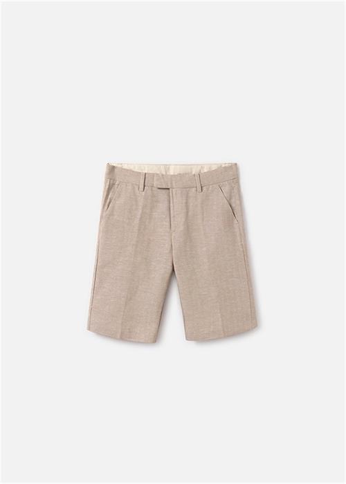 Mayoral Erkek Çocuk Keten Şort Bej 6202