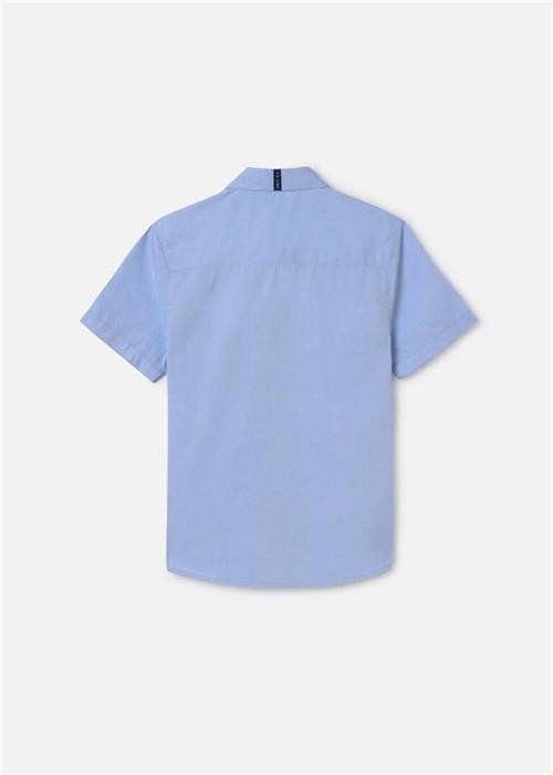 Mayoral Erkek Çocuk Kısa Kollu Gömlek Mavi 6116