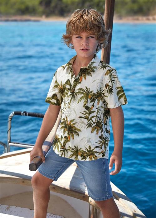 Mayoral Erkek Çocuk Kot Şort Mavi 6286