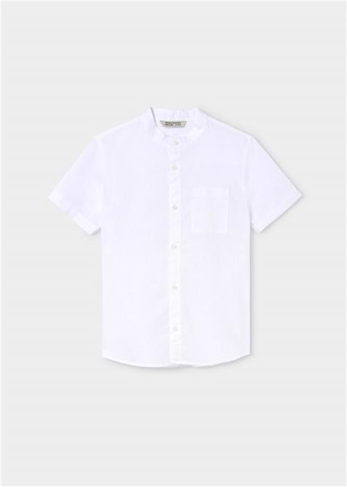 Mayoral Erkek Çocuk Mao Pamuklu Gömlek Beyaz 6118