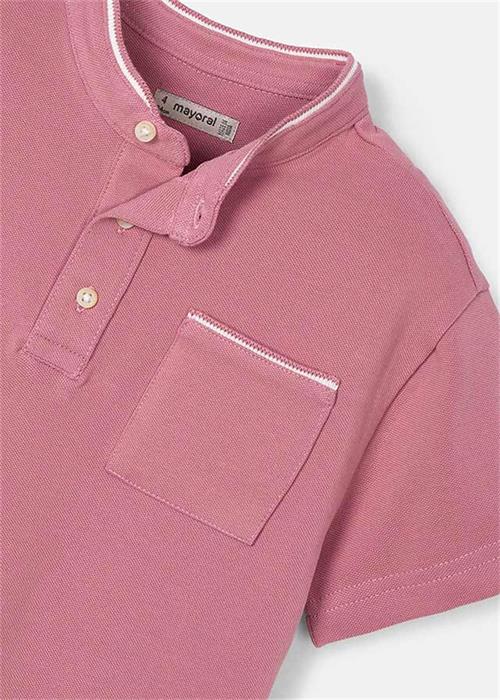 Mayoral Erkek Çocuk Mao Yaka Tişört Yavruağzı 3102