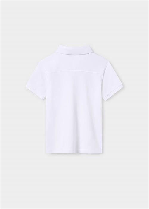 Mayoral Erkek Çocuk Polo Yaka Tişört Beyaz 6127