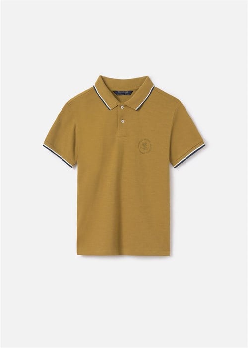 Mayoral Erkek Çocuk Polo Yaka Tişört Kahverengi 6133