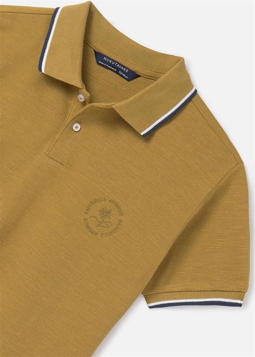 Mayoral Erkek Çocuk Polo Yaka Tişört Kahverengi 6133