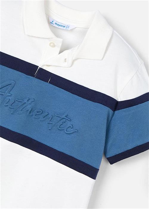 Mayoral Erkek Çocuk Polo Yaka Tişört Krem 3103