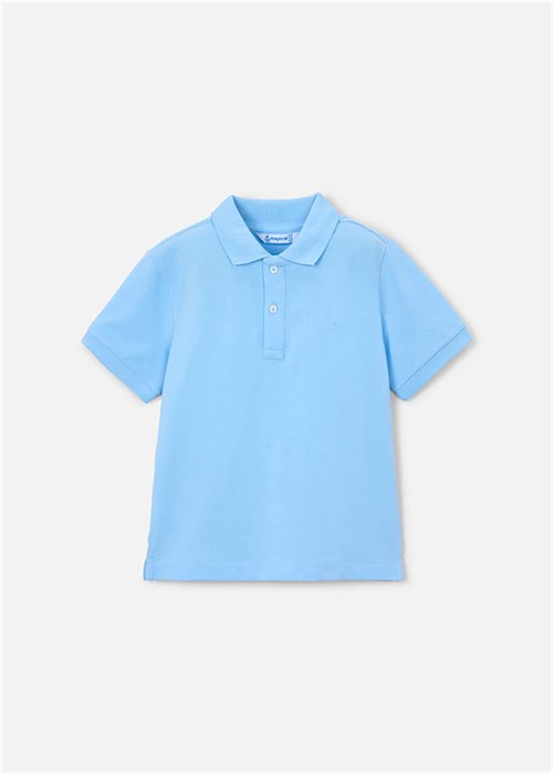 Mayoral Erkek Çocuk Polo Yaka Tişört Mavi 150